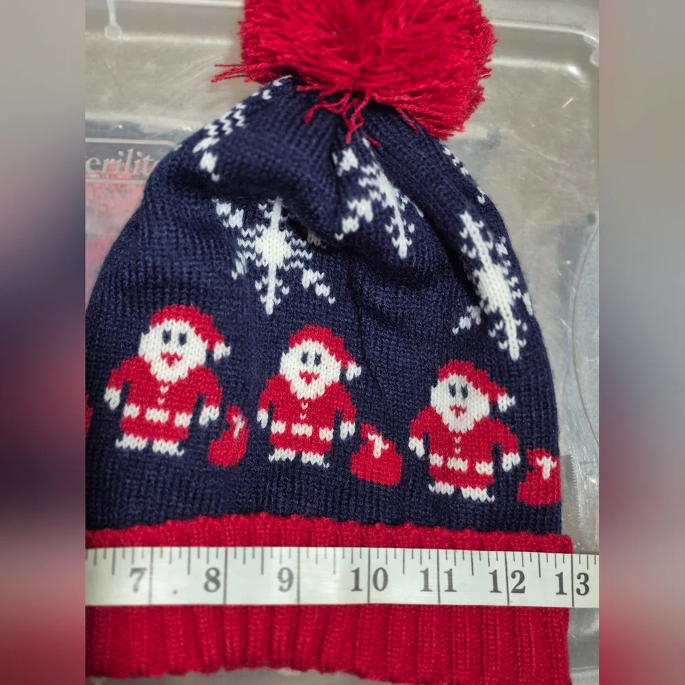 It's Our Time Knit Christmas Beanie Hat with The Scarf Set-One Size - Juniors
